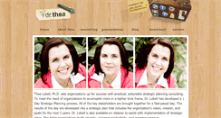 Desktop Screenshot of drthea.com
